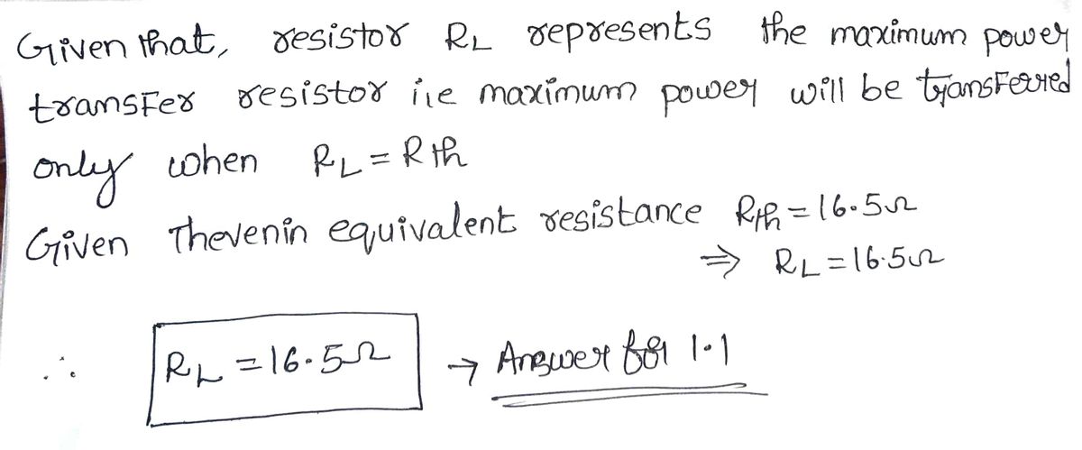 Electrical Engineering homework question answer, step 1, image 1